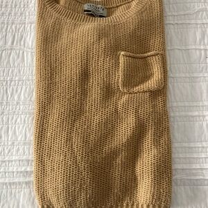 Cozy Tan Crew Neck Sweater